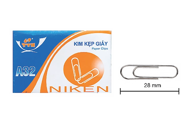 Kim Kẹp Giấy Đầu Tròn TTH